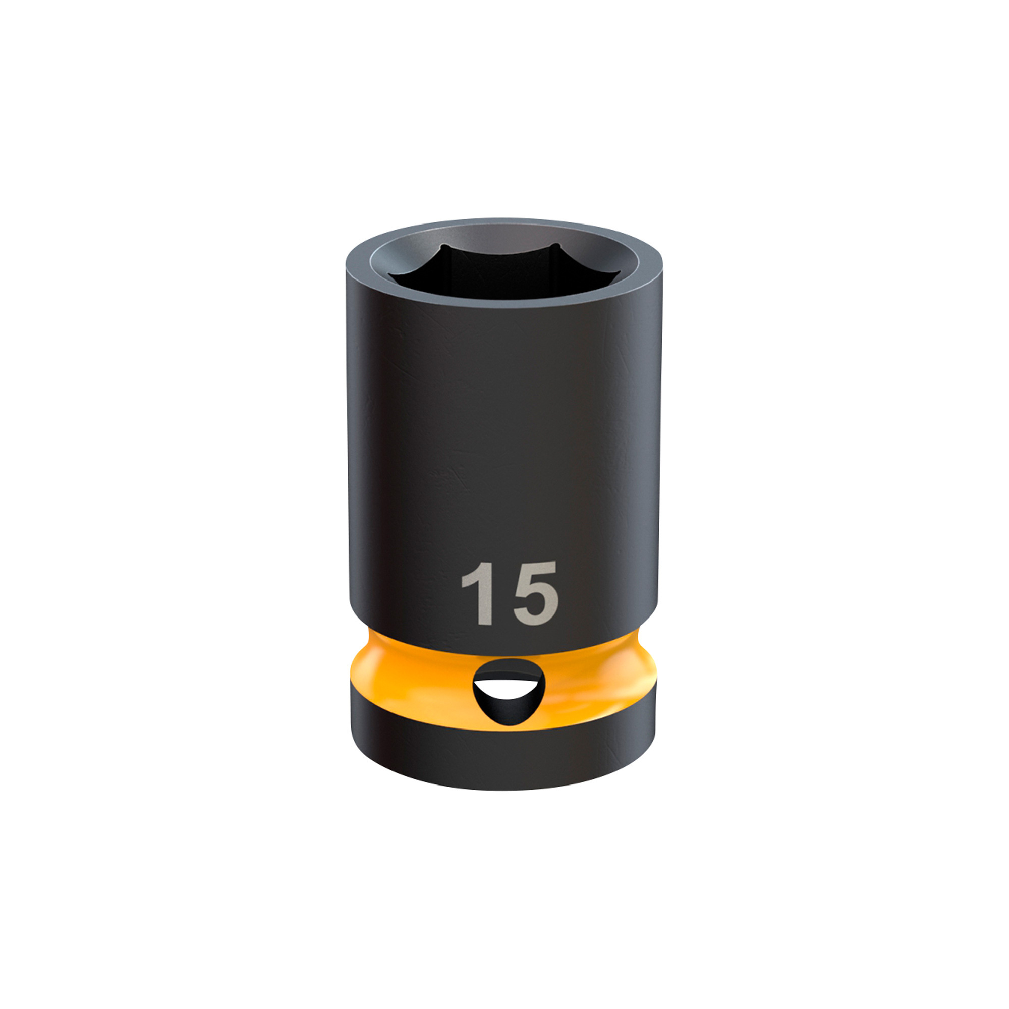 Klutch 1/2in. Drive 6-Point Chrome Molybdenum Impact Socket, Metric